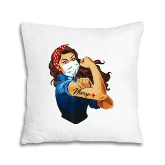 We Can Do It Nurse Woman Strong Pillow | Mazezy