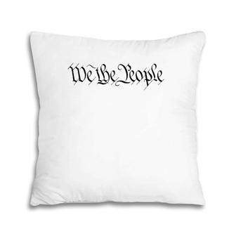 We The People Constitution Bill Of Rights American Raglan Baseball Tee Pillow | Mazezy