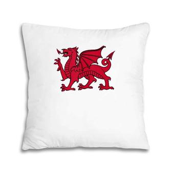 Welsh Red Dragon Flag Of Wales Tank Top Pillow | Mazezy