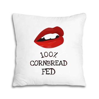 Womens 100 Cornbread Fed Black Print Women's Pillow | Mazezy