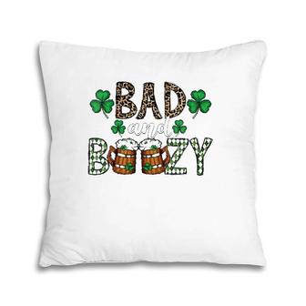 Womens Bad And Boozy V-Neck Pillow | Mazezy
