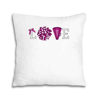 Womens Cheerleader Cheerleading Graphic V-Neck Pillow | Mazezy