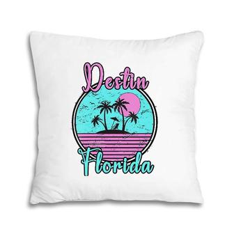 Womens Destin Florida Fl Beach Travel Souvenir Gift V-Neck Pillow | Mazezy