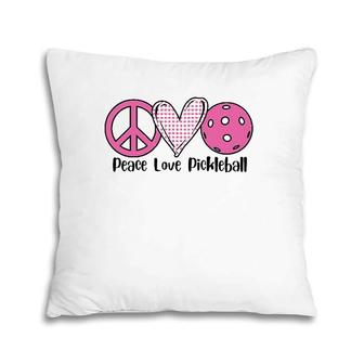 Womens Funny Pickleball S Women Retired Peace Love Pickleball Tank Top Pillow | Mazezy