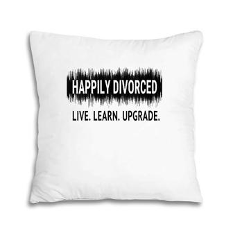 Womens Happily Divorced Divorce Af Divorce Party Gift Men Women V-Neck Pillow | Mazezy