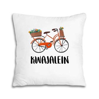 Womens Kwajalein Atoll Marshall Islands Kwaj Life Bicycle Bike Gift V Neck Pillow | Mazezy