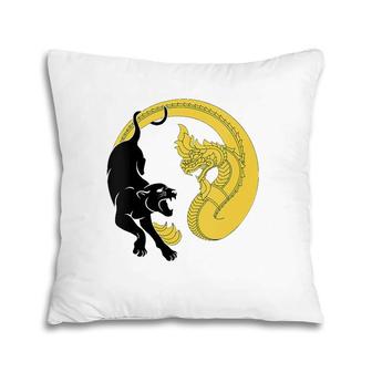 Womens Southeast Asian Yellow Peril Supports Black Power Pillow | Mazezy