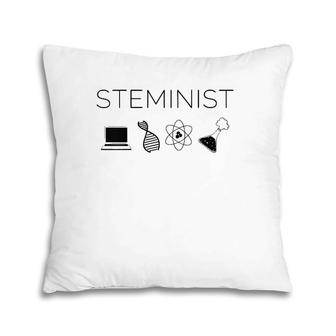 Womens Steminis Female Scientist Woman In Stem Pillow | Mazezy