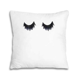 Womens Womanwomen Eyes Eyelash Sleep Pillow | Mazezy