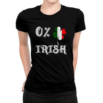 0 Irish Italian St Patricks Day Gift Women T-shirt | Mazezy