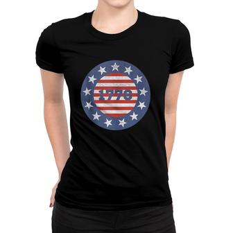 13 Star Flagbetsy Ross Flag 1776 American Patriotic Women T-shirt | Mazezy