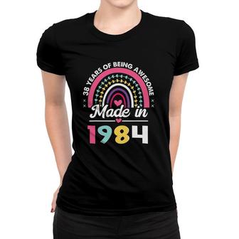 38 Years Old Gifts 38Th Birthday Born In 1984 Women Girls Women T-shirt | Mazezy
