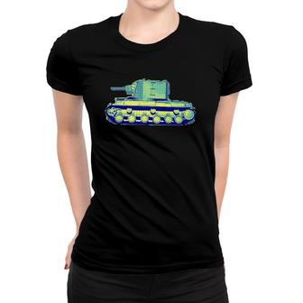 8-Bit Gamer Kv-2 Tank T Women T-shirt | Mazezy