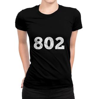 802 Vermont Green Mountains Distressed Women T-shirt | Mazezy