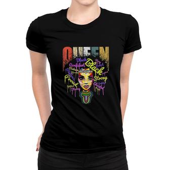 African Queen Educated Black Girl Women T-shirt | Mazezy