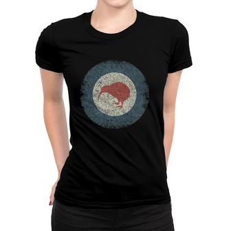 Air Force Roundel Of New Zealand Distressed Women T-shirt | Mazezy
