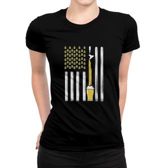 American Beer Flag Women T-shirt | Mazezy