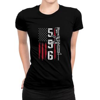 American Flag Women T-shirt | Mazezy