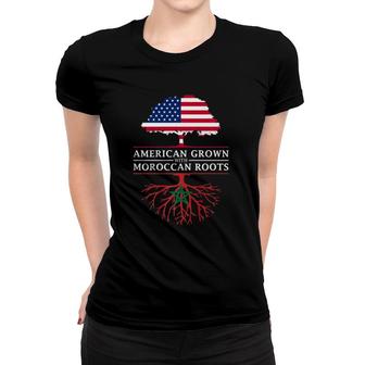 American Grown With Moroccan Roots - Morocco Women T-shirt | Mazezy