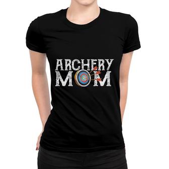 Archery Mom Target Proud Parent Bow Women T-shirt | Mazezy CA