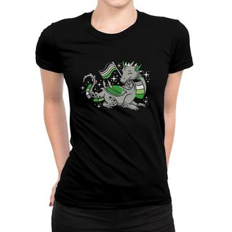Aromantic Dragon Aromantic Pride Women T-shirt | Mazezy