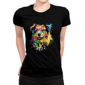 Australian Shepherd Gift For Aussie Mom Australian Shepherd Women T-shirt | Mazezy