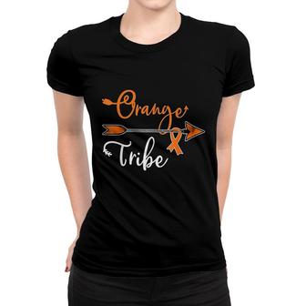 Awareness Orange Ribbontribe Women T-shirt | Mazezy