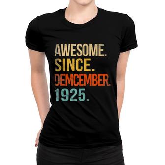 Awesome Since December 1925 96Th Birthday 96 Year Old Women T-shirt | Mazezy