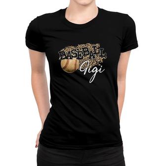 Baseball Gigi Leopard Mother's Day Women T-shirt | Mazezy