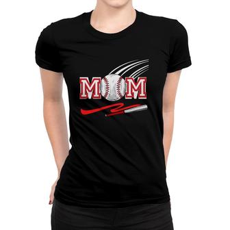 Baseball Graphic Softball Mother's Day Sport Mom Wife Women T-shirt | Mazezy