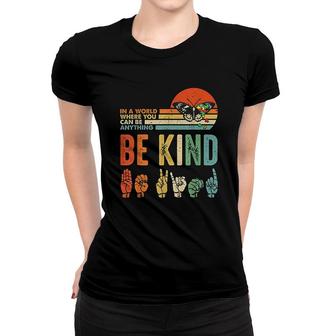 Be Kind Autism Awareness Teacher Kindness Women T-shirt - Thegiftio UK