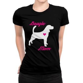 Beagle Mom Hooded Womens For Dog Lovers Women T-shirt | Mazezy