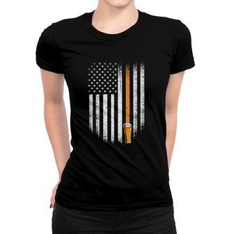 Beer For Men Vintage Craft Beer American Flag Women T-shirt | Mazezy