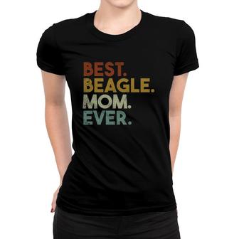 Best Beagle Mom Ever Retro Women T-shirt | Mazezy