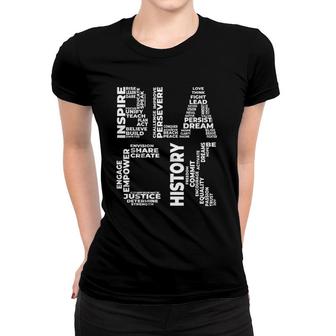 Black History Month Inspiring Leaders African American Proud Women T-shirt | Mazezy