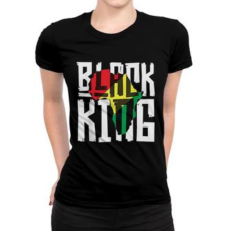 Black King History Month Africa Tribal Women T-shirt | Mazezy