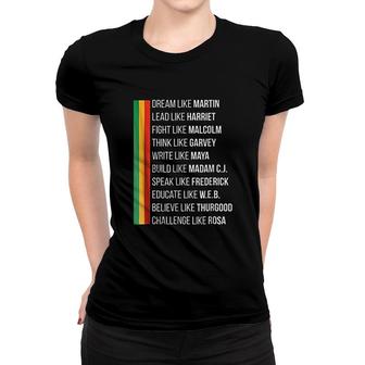 Black Power Black History Month Women T-shirt | Mazezy