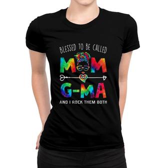 Blessed To Be Called Mom And G-Ma Mother's Day Gifts Funny Women T-shirt | Mazezy