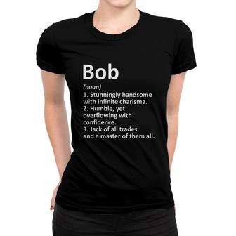 BOB Definition Personalized Name Funny Birthday Gift Idea Women T-shirt - Seseable