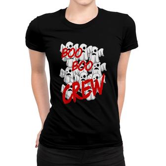 Boo Boo Crew Halloween Design Kleine Süße Geister Buh Crew Women T-shirt | Mazezy