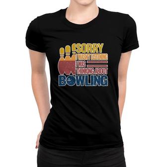 Bowling Balls Bowlers Roll Bowl Funny Quote Retro Vintage Women T-shirt | Mazezy