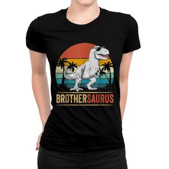 Brothersaurusrex Dinosaurs Brother Saurus Family Matching Women T-shirt | Mazezy