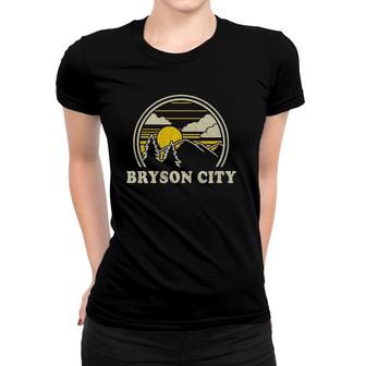 Bryson City North Carolina Nc Vintage Hiking Tee Women T-shirt | Mazezy