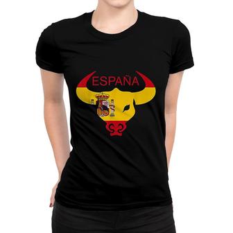 Bull Spain Cultural Funny Bullfighter Women T-shirt | Mazezy