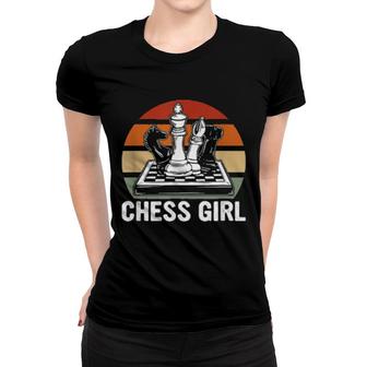 Chess Girl Board Games Women T-shirt | Mazezy CA