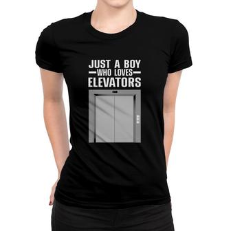 Cool Elevator Art Men Boys Kids Elevator Mechanic Inspector Women T-shirt | Mazezy