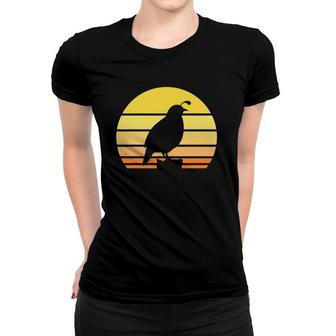 Cool Quail Art Men Women Bird Hunter Quail Upland Hunter Women T-shirt | Mazezy