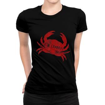 Crab Lover Sea I Am Crabby Women T-shirt | Mazezy
