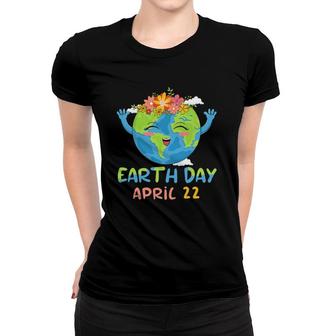 Cute Earth Day Planet Floral Environment Kids Boys Girls Women T-shirt | Mazezy