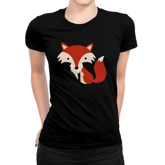 Cute Fox For Kids Fox Animal Women T-shirt | Mazezy